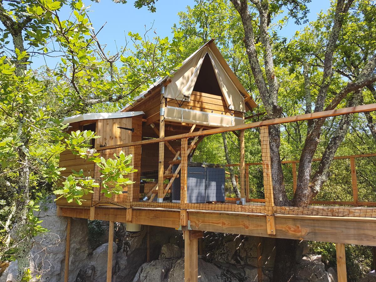 Cabanes Lodges Le Serviere Balazuc Luaran gambar